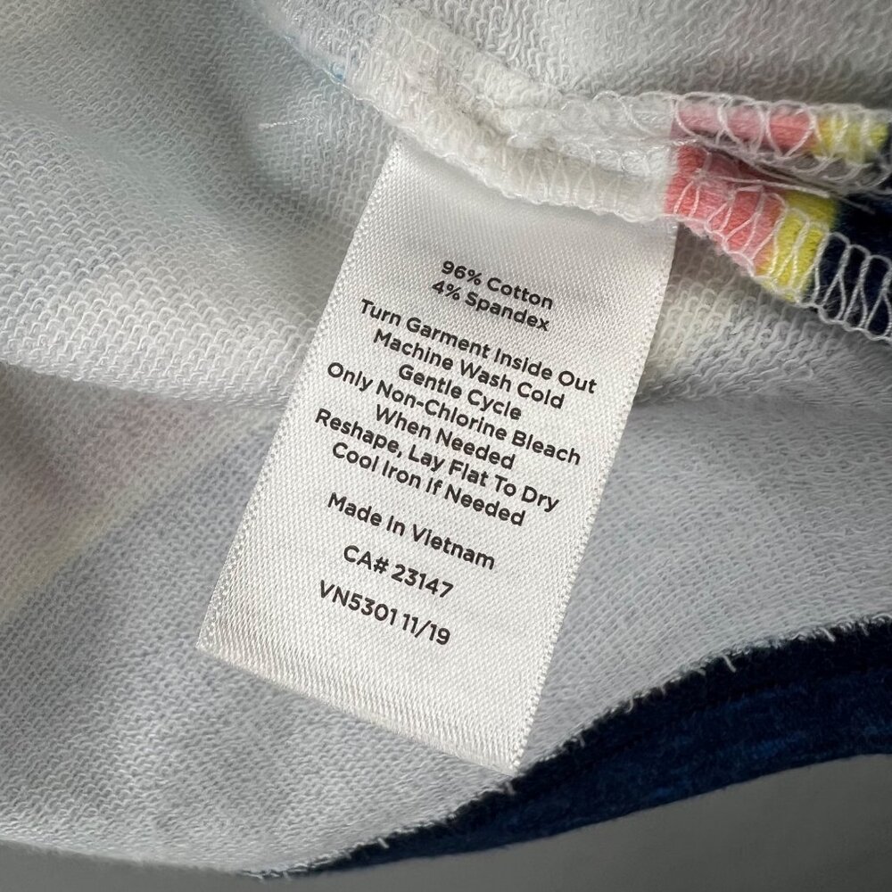 T by Talbots Half Zip Pullover Plus Size 3X Striped Multicolor Pockets Mock Neck - Picture 8 of 8